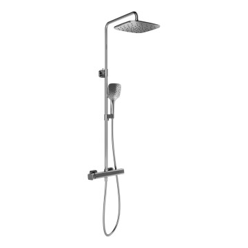 Ravak X070171 - Juego de ducha con grifo monomando FREE, cromo brillante