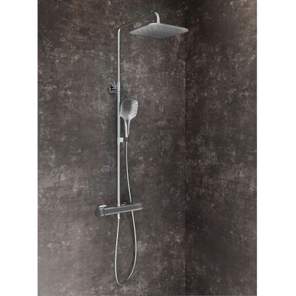 Ravak X070171 - Juego de ducha con grifo monomando FREE, cromo brillante