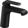 Ravak X070173 - Grifo monomando para lavabo FLAT 15,1 cm, negro mate