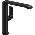 Ravak X070174 - Grifo para lavabo/fregadero FLAT 26,2 cm negro mate