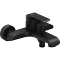 Ravak X070175 - Grifo de bañera FLAT negro mate