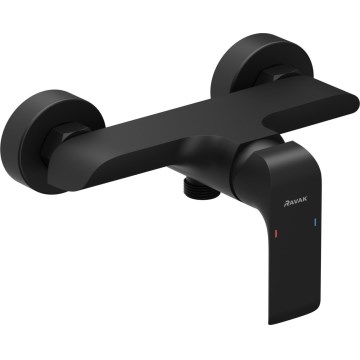 Ravak X070177 - Grifo de ducha FLAT negro mate