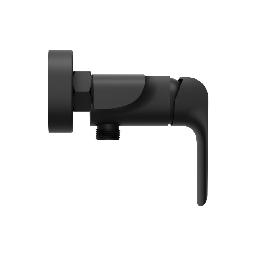 Ravak X070177 - Grifo de ducha FLAT negro mate
