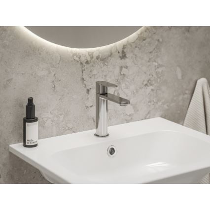 Ravak X070446 - Grifo de lavabo CHROME 17,7 cm, acabado en cromo brillante