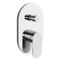 Ravak X070454 - Mezclador empotrado para ducha CHROME, cromo brillante