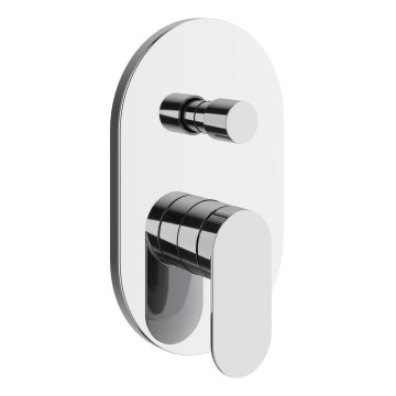 Ravak X070454 - Mezclador empotrado para ducha CHROME, cromo brillante