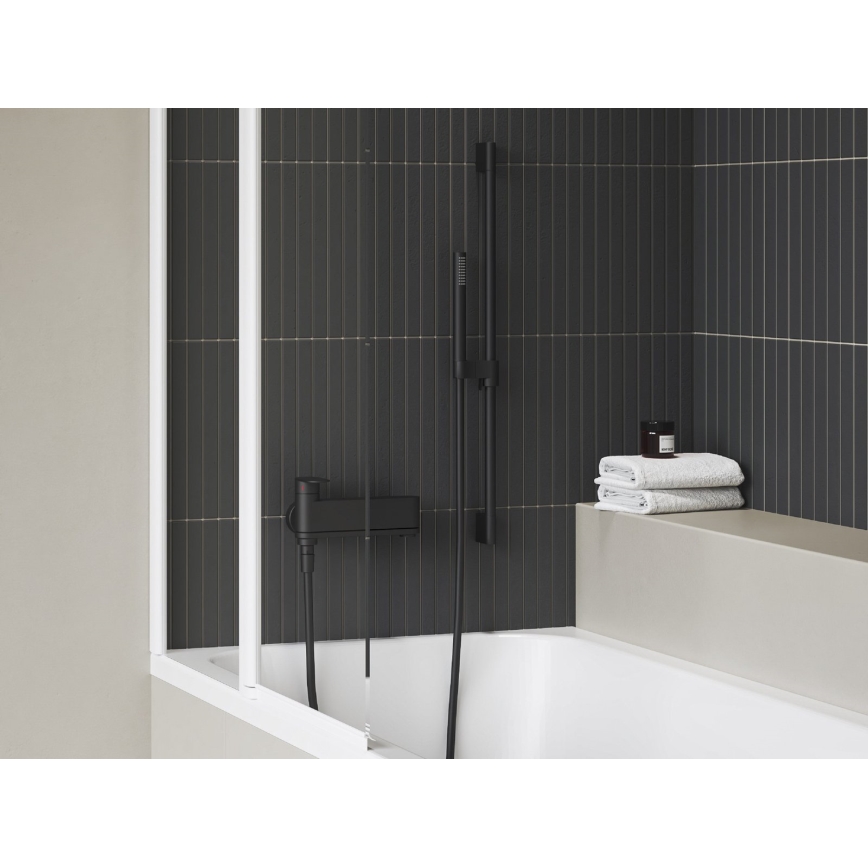 Ravak X070463 - Grifo de bañera CHROME negro