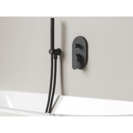 Ravak X070466 - Mezclador empotrado para ducha CHROME negro