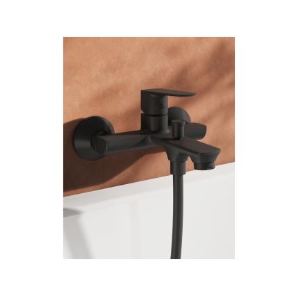 Ravak X070479 - Grifo de bañera LIFE negro