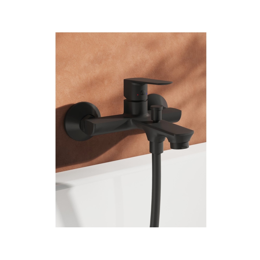Ravak X070479 - Grifo de bañera LIFE negro