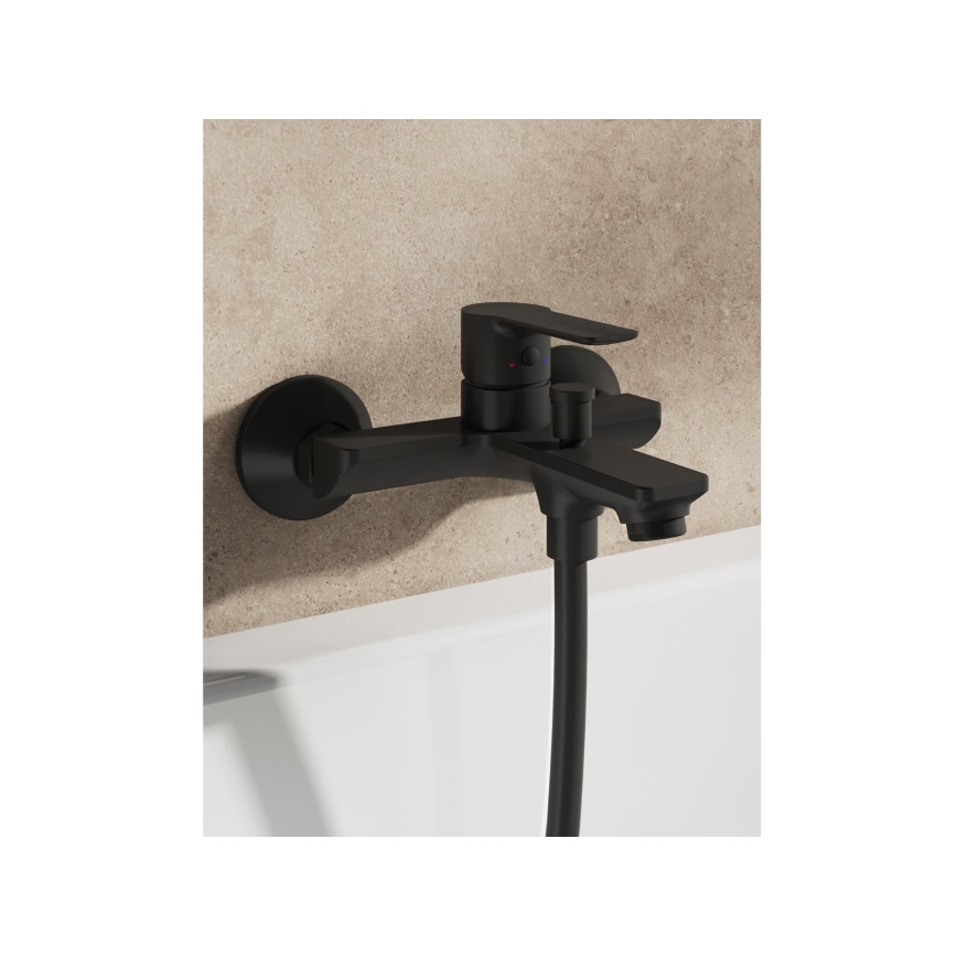 Ravak X070491 - Mezclador para bañera SOLAR negro
