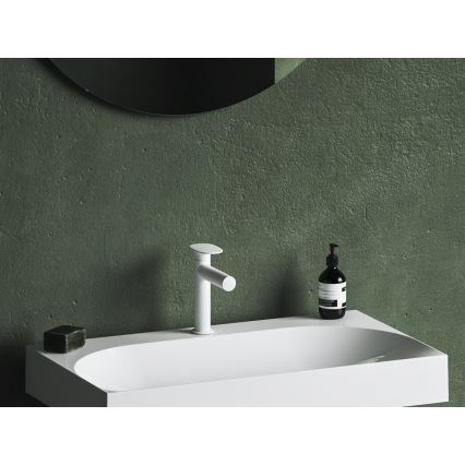 Ravak X070565 - Grifo de lavabo SPRING 18,9 cm blanco