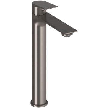 Ravak X070653 - Grifo monomando para lavabo PLAN 30 cm en grafito cepillado