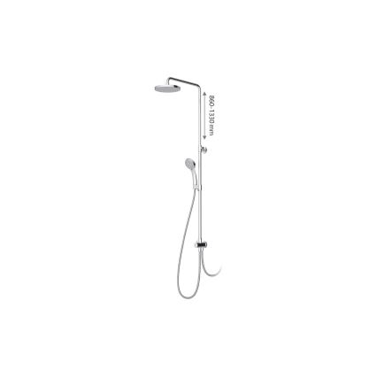 Ravak X07P232 - Kit de ducha en cromo brillante