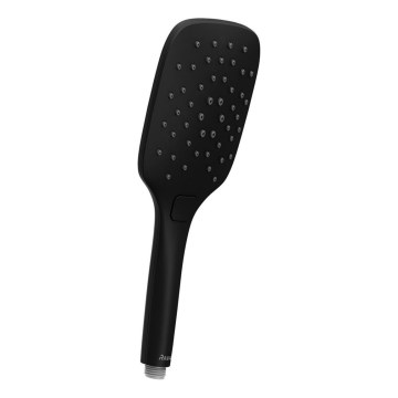 Ravak X07P569 - Ducha de mano con pulsador, color negro