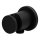 Ravak X07P572 - Soporte de ducha con salida de 7,8x6 cm, negro