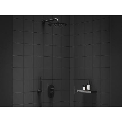 Ravak X07P670 - Alcachofa de ducha negra mate
