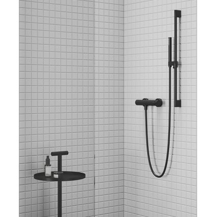 Ravak X07P679 - Barra de ducha de 70 cm negra