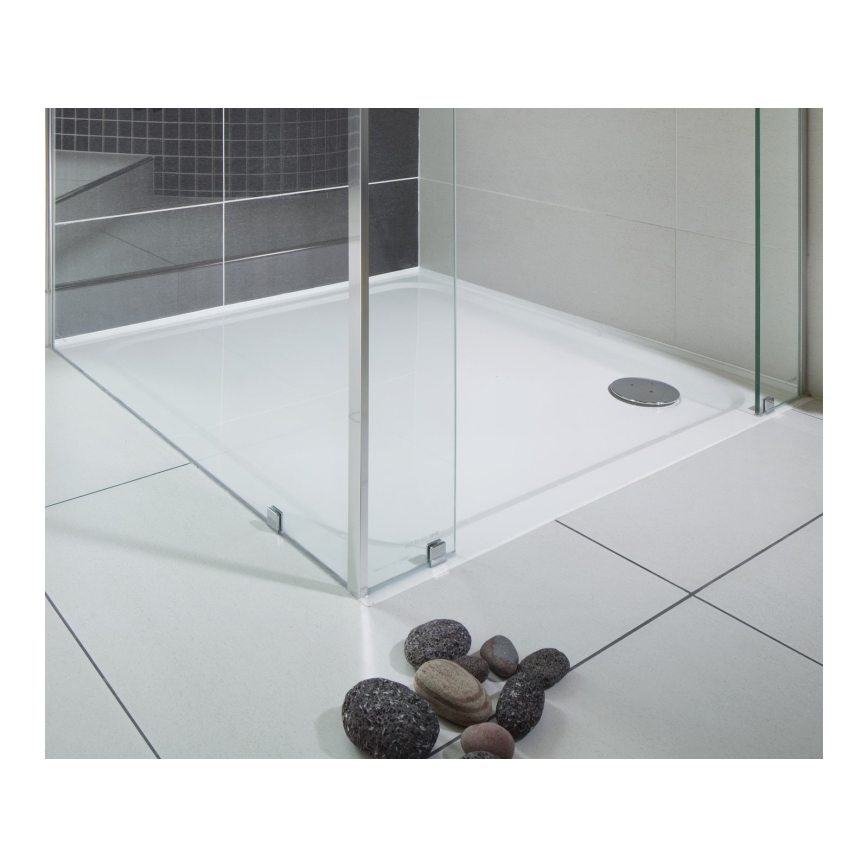 Ravak XA047701010 - Plato de ducha cuadrado PERSEUS 90x90 cm blanco