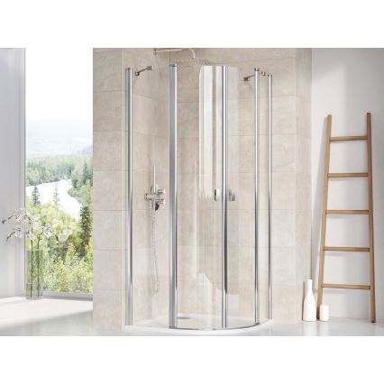 Ravak XA247701010 - Plato de ducha cuadrante ELIPSO 90x90 cm blanco