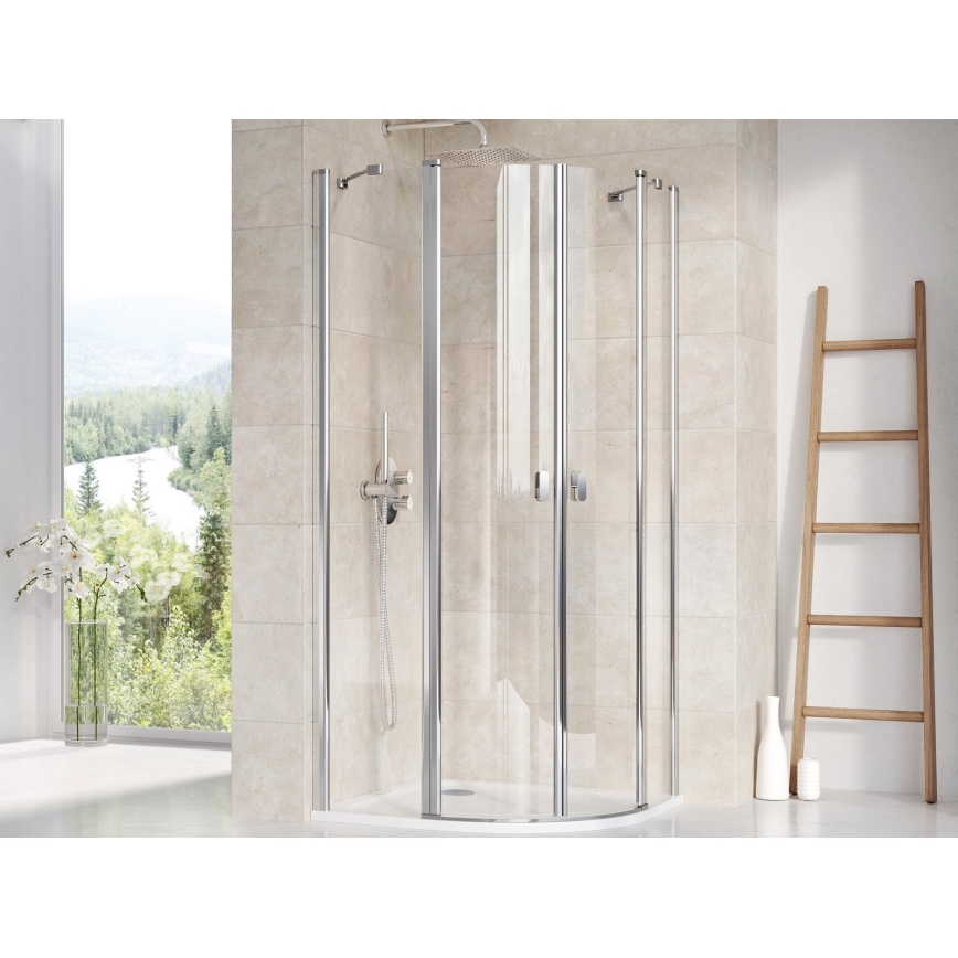 Ravak XA247701010 - Plato de ducha cuadrante ELIPSO 90x90 cm blanco