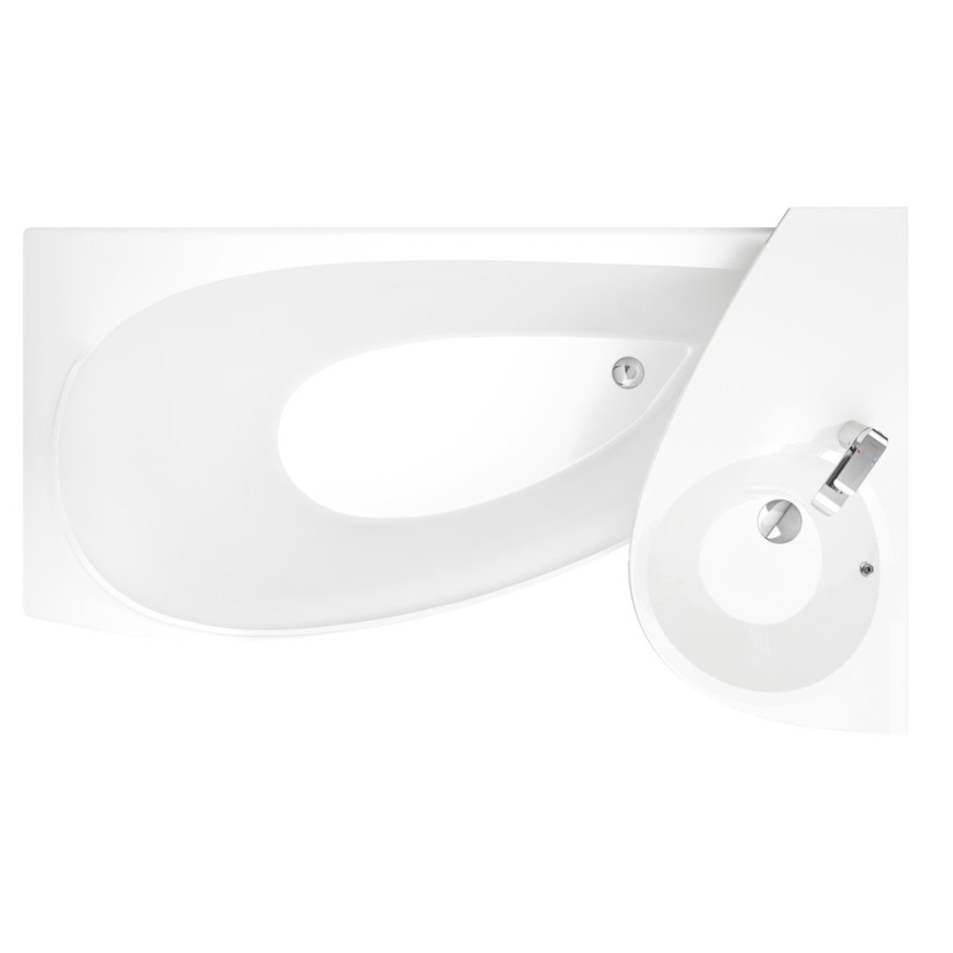 Ravak XJ1L1100000 - Lavabo suspendido AVOCADO 85x45 cm mármol fundido/blanco