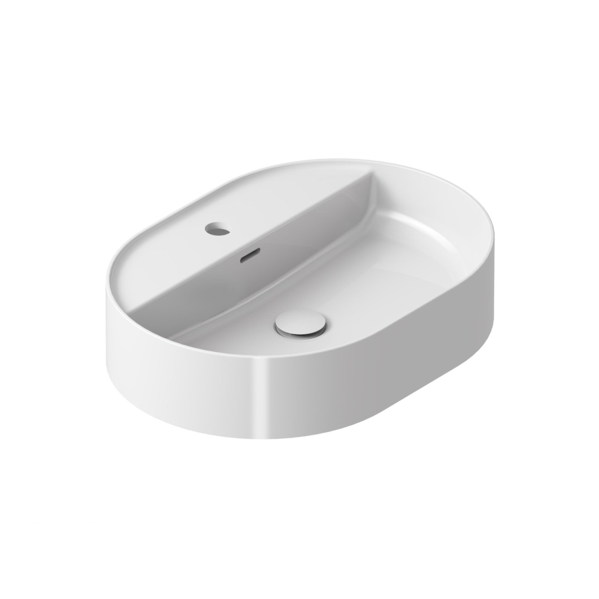Ravak XJX01155003 - Lavabo para encimera CERAMIC SLIM 55x40 cm cerámica/blanco