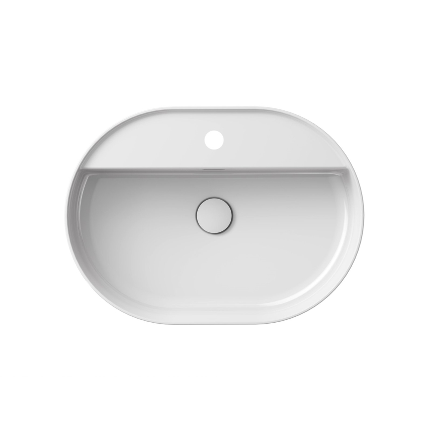 Ravak XJX01155003 - Lavabo para encimera CERAMIC SLIM 55x40 cm cerámica/blanco