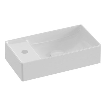 Ravak XJX01240000 - Lavabo sobre encimera VEDA SLIM 40x22 cm cerámica/blanco