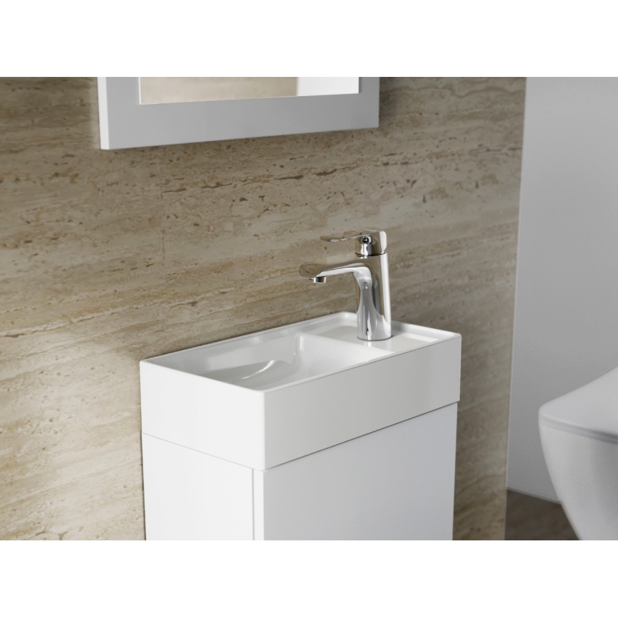 Ravak XJX01240000 - Lavabo sobre encimera VEDA SLIM 40x22 cm cerámica/blanco