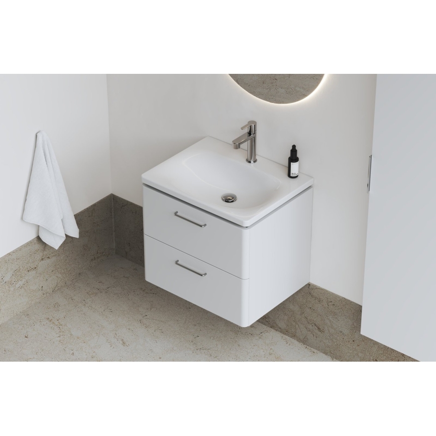 Ravak XJX01250000 - Lavabo empotrado BALANCE 50x46,5 cm cerámica/blanco