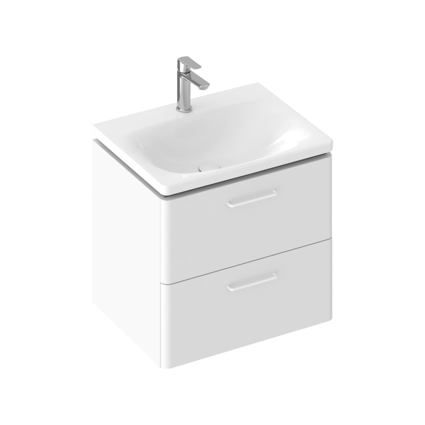 Ravak XJX01250000 - Lavabo empotrado BALANCE 50x46,5 cm cerámica/blanco