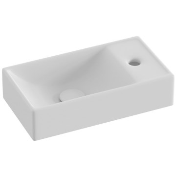 Ravak XJXP1240000 - Lavabo suspendido VEDA 40,8x22,2 cm cerámica/blanco