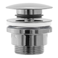 REA-A5217 - Desagüe CLICK-CLACK para lavabo, diámetro 6,4 cm, cromo brillante