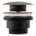 REA-A5218 - Válvula de desagüe CLICK-CLACK para lavabo Ø 6,4 cm, negro