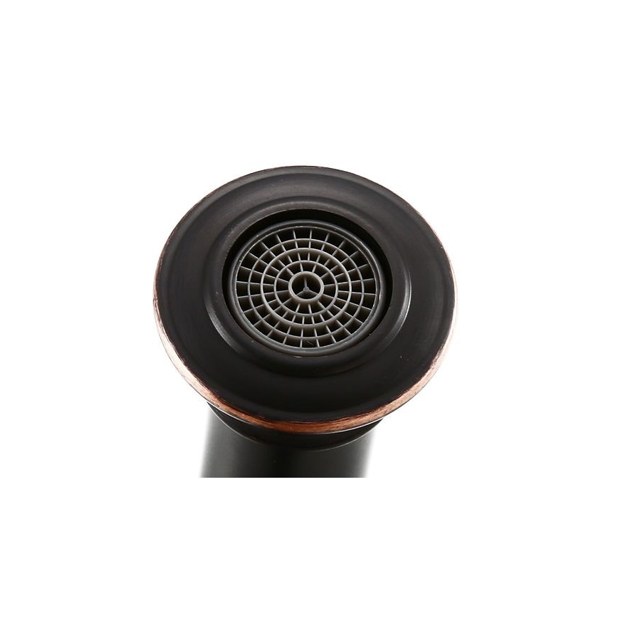 REA-B0227 - Grifo monomando para lavabo VINTAGE OLD RETRO 31 cm negro