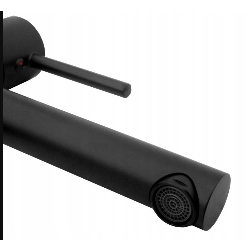 REA-B0229 - Grifo de lavabo TESS 31,5 cm negro