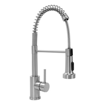 REA-B0417 - Grifo de fregadero con ducha extraíble COLIN 42,5 cm níquel