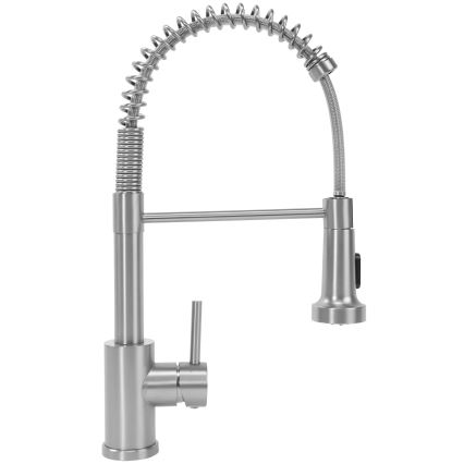 REA-B0417 - Grifo de fregadero con ducha extraíble COLIN 42,5 cm níquel