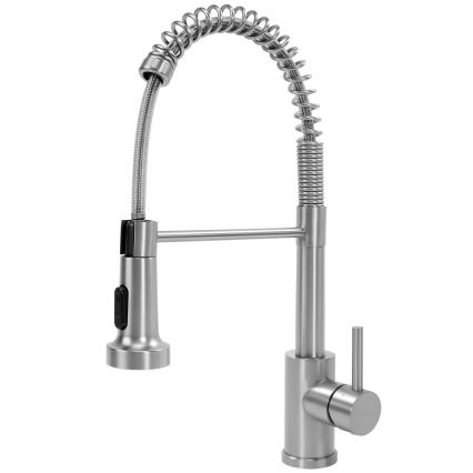REA-B0417 - Grifo de fregadero con ducha extraíble COLIN 42,5 cm níquel