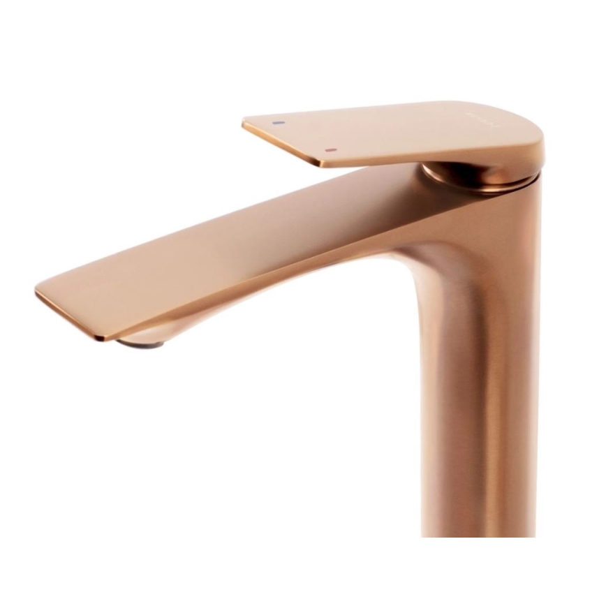 REA-B0493 - Grifo de lavabo AVALON 30 cm cobre cepillado