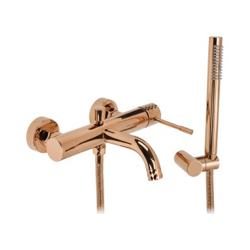 REA-B0980 - Conjunto de bañera LUNGO DIAMOND en cobre cepillado