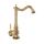 REA-B2500 - Grifo de lavabo VENICE RETRO 32 cm, acabado oro cepillado