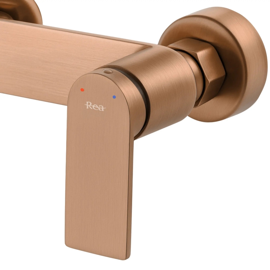 REA-B3003 - Juego de bañera STORM en cobre cepillado