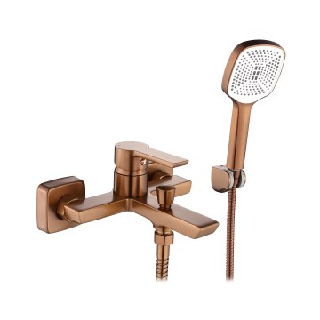 REA-B3007 - Juego de grifería para bañera ARGUS con acabado en cobre cepillado