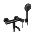 REA-B4240 - Juego para bañera CLIF negro mate