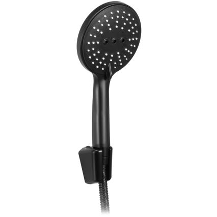 REA-B4240 - Juego para bañera CLIF negro mate