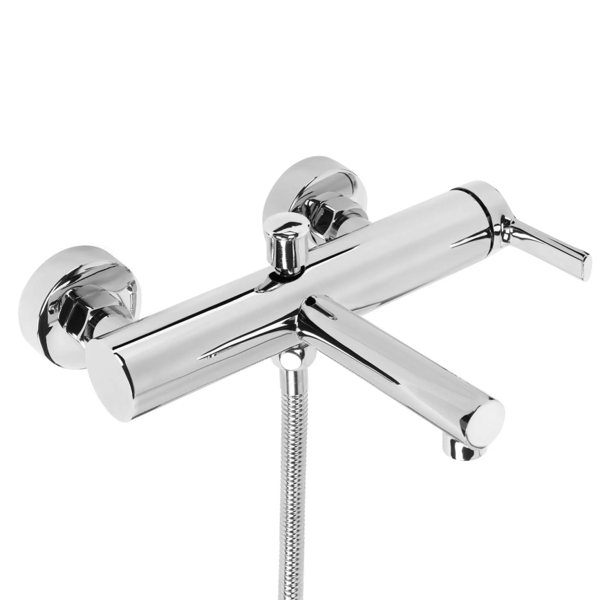 REA-B4525 - Juego para bañera PIXEL, acabado en cromo brillante