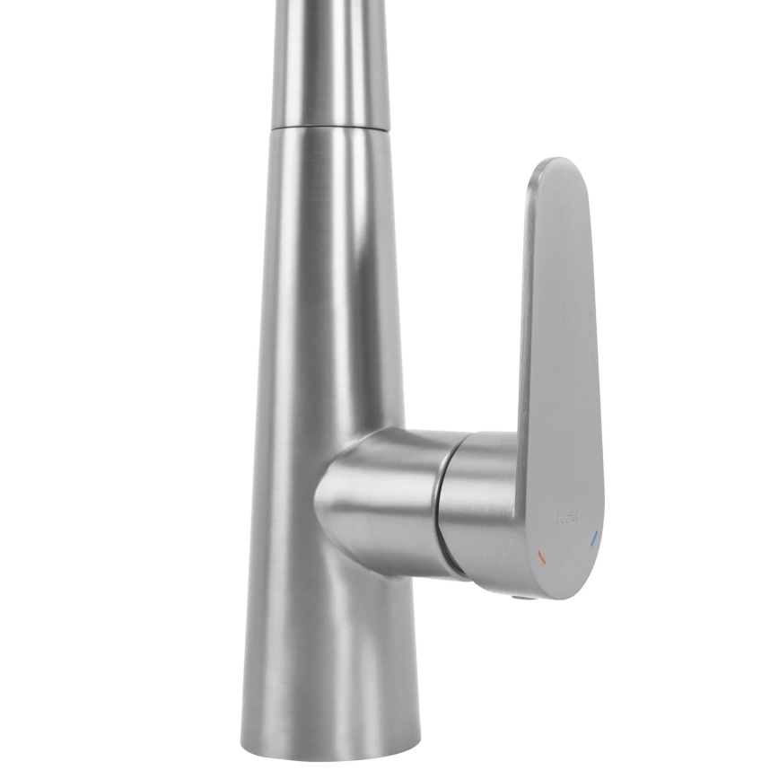 REA-B5314 - Grifo de fregadero con rociador extraíble ROSS 43 cm, níquel