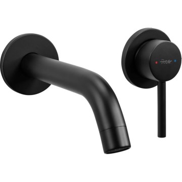 REA-B5332 - Grifo de lavabo para instalación empotrada OWEN, negro